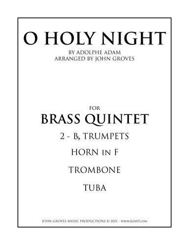 O Holy Night - Brass Quintet
