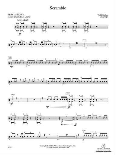 Scramble: 1st Percussion
