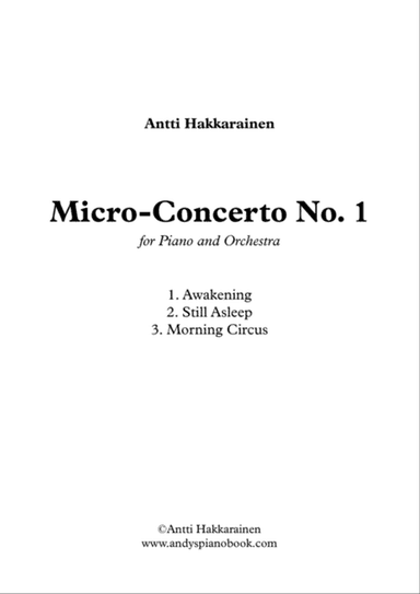 Micro-Concerto No. 1 for Piano and Orchestra