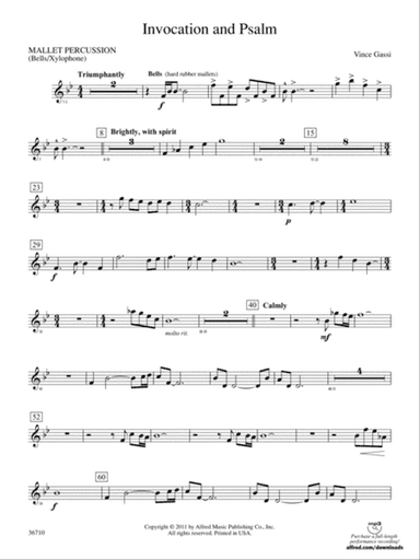 Invocation and Psalm: Mallets