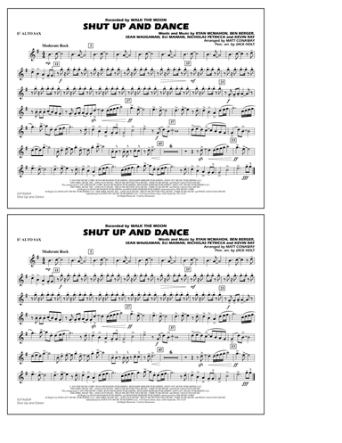 Shut Up and Dance (Arr. Matt Conaway) - Eb Alto Sax
