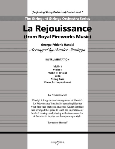 La Rejouissance (from Royal Fireworks Music)