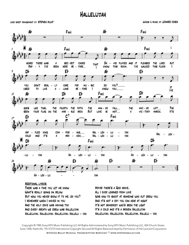 Hallelujah