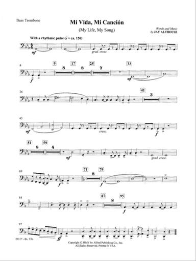 Mi Vida, Mi Canción (My Life, My Song): 4th Trombone