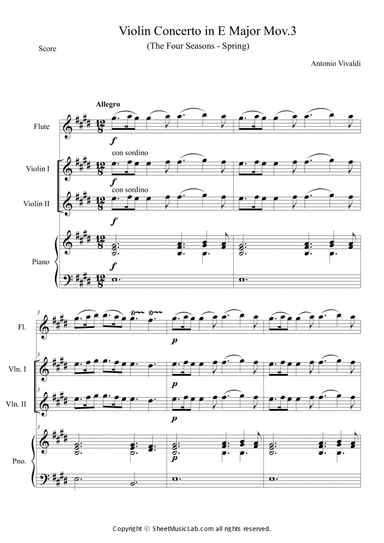 The Four Seasons Spring 3rd Movement