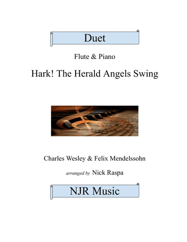 Hark! The Herald Angels Swing (Flute & Piano) full set
