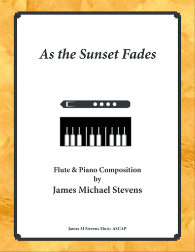 As the Sunset Fades - Flute & Piano