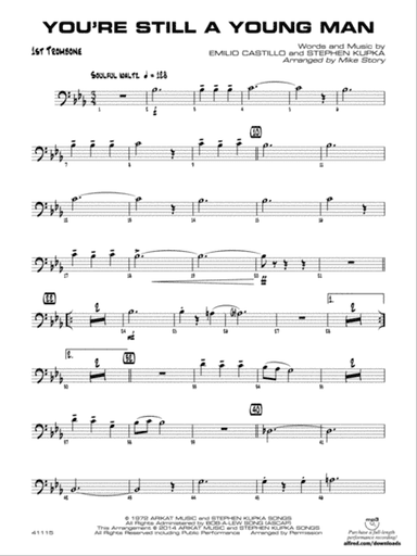 You're Still a Young Man: 1st Trombone