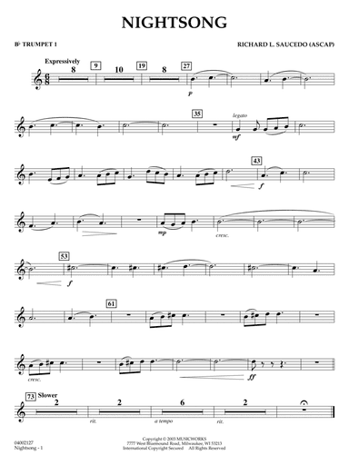 Nightsong - Bb Trumpet 1