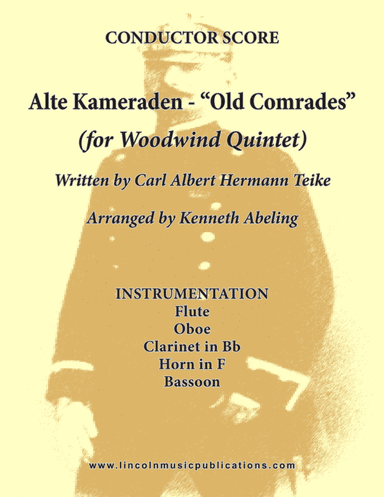 Alte Kameraden - Old Comrades (for Woodwind Quintet)