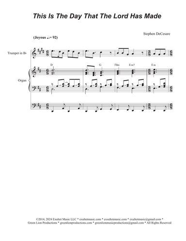 This Is The Day That The Lord Has Made (2-part choir - (SA)