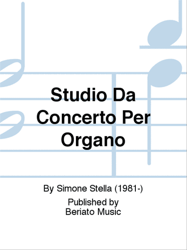 Studio Da Concerto Per Organo