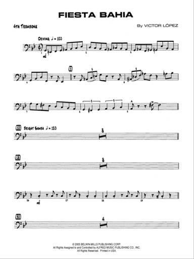 Fiesta Bahia: 4th Trombone