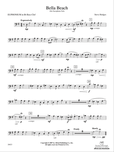 Bella Beach: (wp) B-flat Baritone B.C.