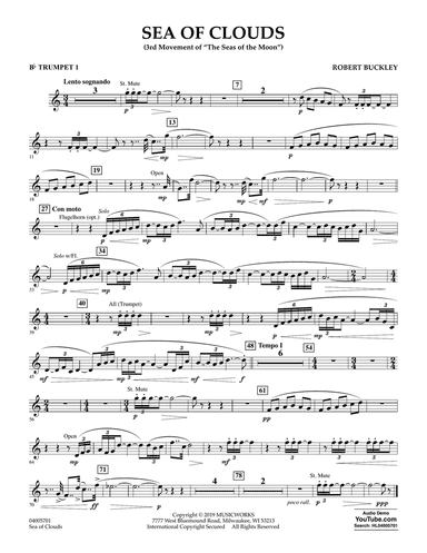 Sea of Clouds - Bb Trumpet 1