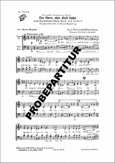 Ein Herz, das dich liebt