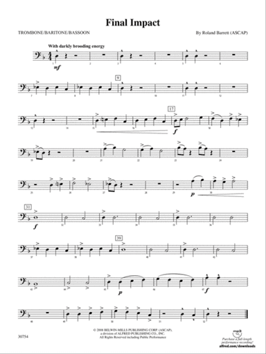 Final Impact: 1st Trombone
