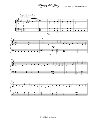 Hymn Medley (Easy Piano, Collection)