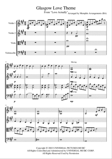 Glasgow Love Theme