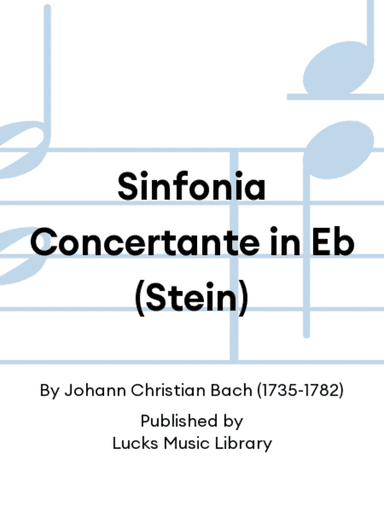 Sinfonia Concertante in Eb (Stein)