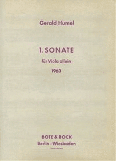 Sonata No. 1