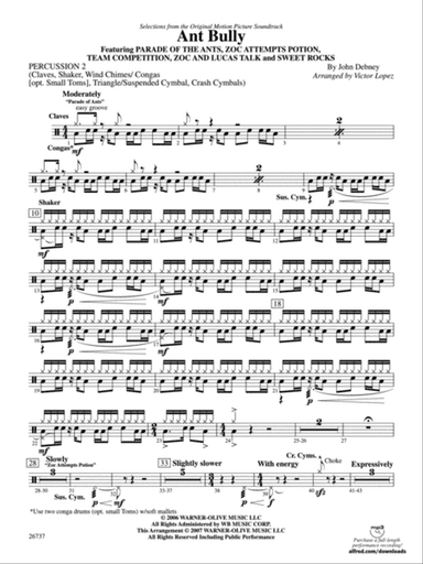 The Ant Bully, Selections from: 2nd Percussion