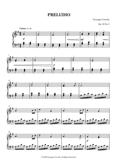 Preludio Op. 18 No. 5