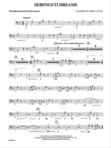 Serengeti Dreams: 1st Trombone