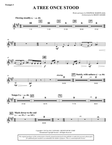 A Tree Once Stood - Bb Trumpet 3