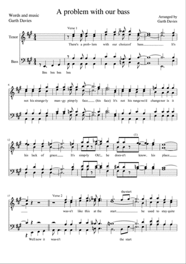 A Problem With Our Bass