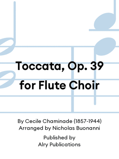 Toccata, Op. 39 for Flute Choir