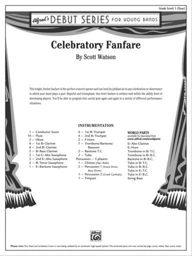 Celebratory Fanfare: Score