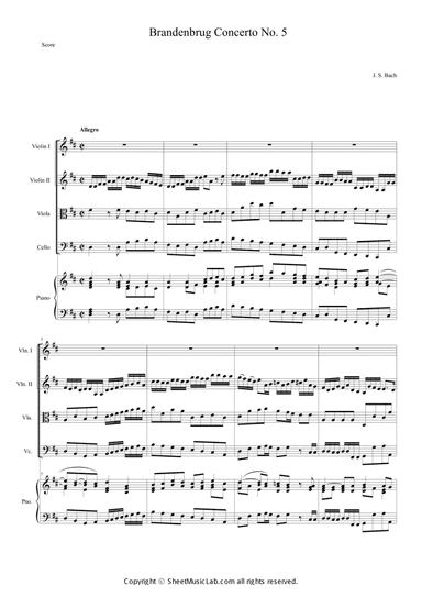 Brandenburg Concerto No 5 in D Major (BWV 1050)