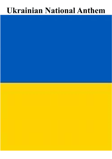 Ukrainian National Anthem for Eb Tenor Horn & Piano MFAO World National Anthem Series