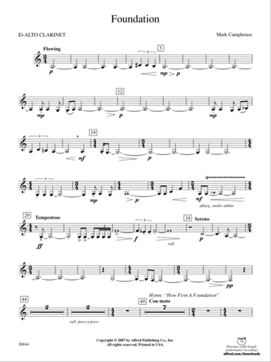 Foundation: E-flat Alto Clarinet