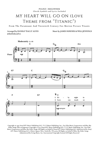 My Heart Will Go On (love Theme From 'titanic')
