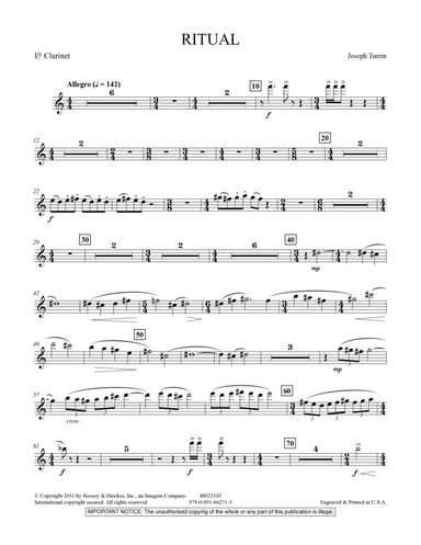 Ritual - Eb Clarinet