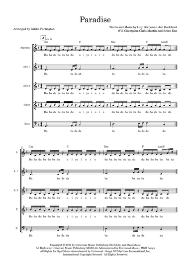 Paradise (arr. Gitika Partington)