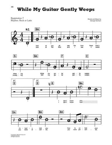 While My Guitar Gently Weeps