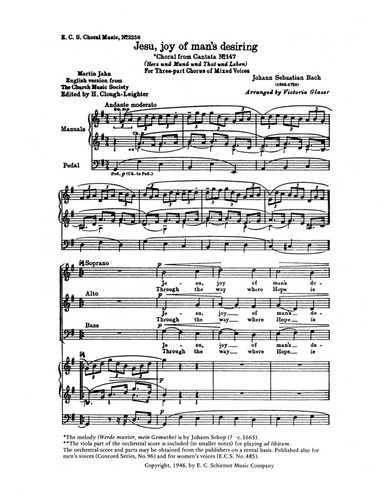 Jesu, Joy of Man's Desiring, BWV 147