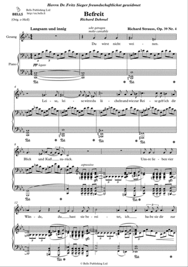 Befreit, Op. 39 No. 4 (C minor)