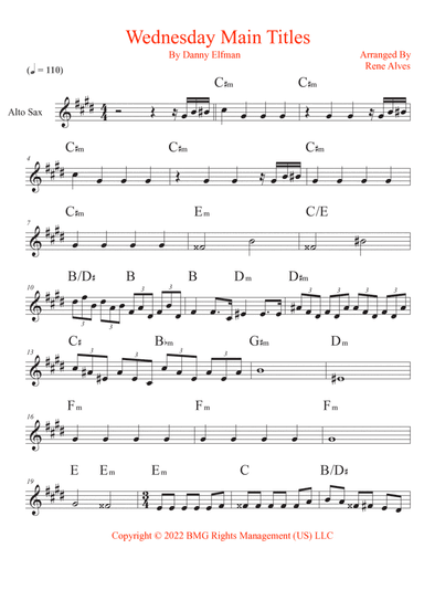 Wednesday Main Titles