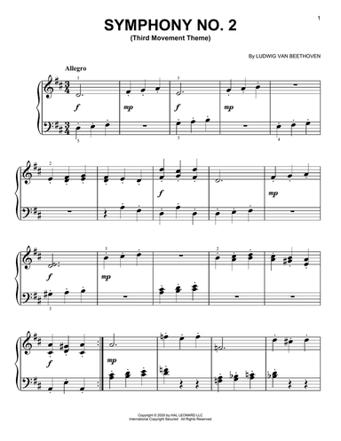 Symphony No. 2, Third Movement Excerpt