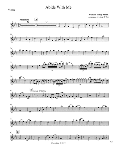 Abide with Me Violin