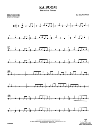 Ka Boom: 4th Percussion