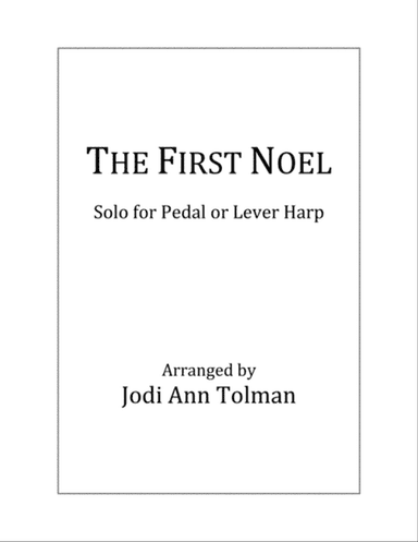 The First Noel, Harp Solo
