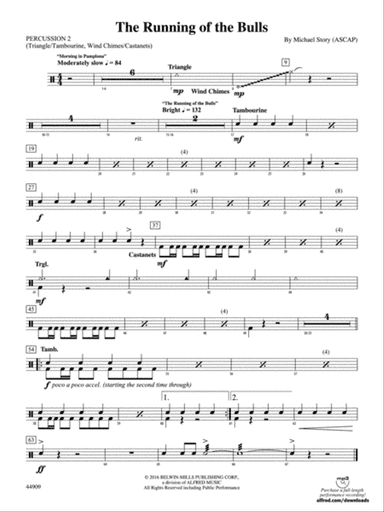 The Running of the Bulls: 2nd Percussion