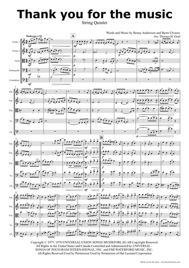 Thank You For The Music