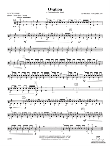 Ovation: 1st Percussion