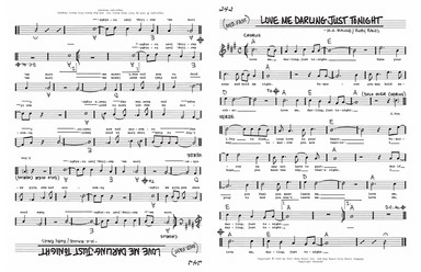 Love Me Darling Just Tonight